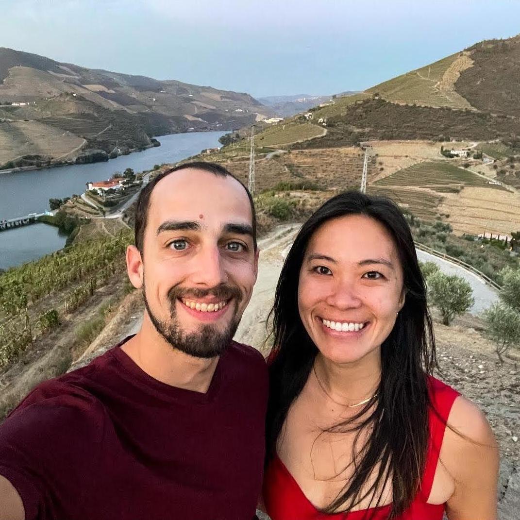 Selfies in Douro Valley, Portugal