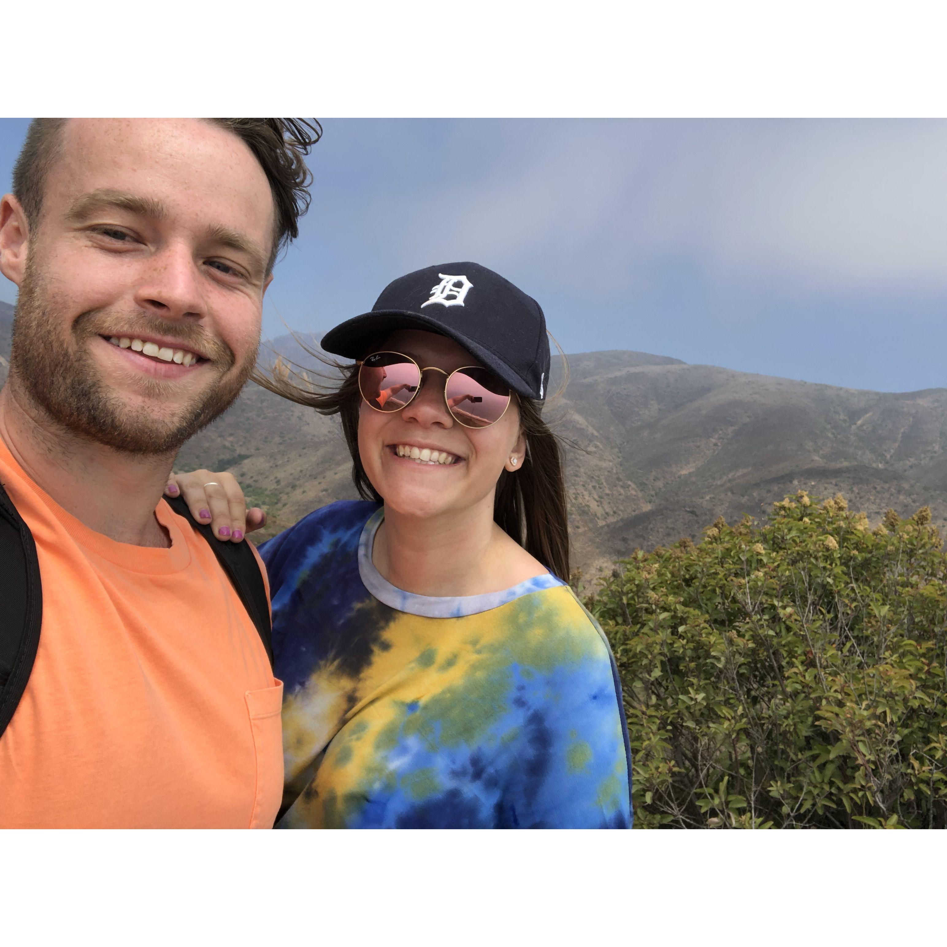August 2019: Another vacation! Hiking in Malibu
