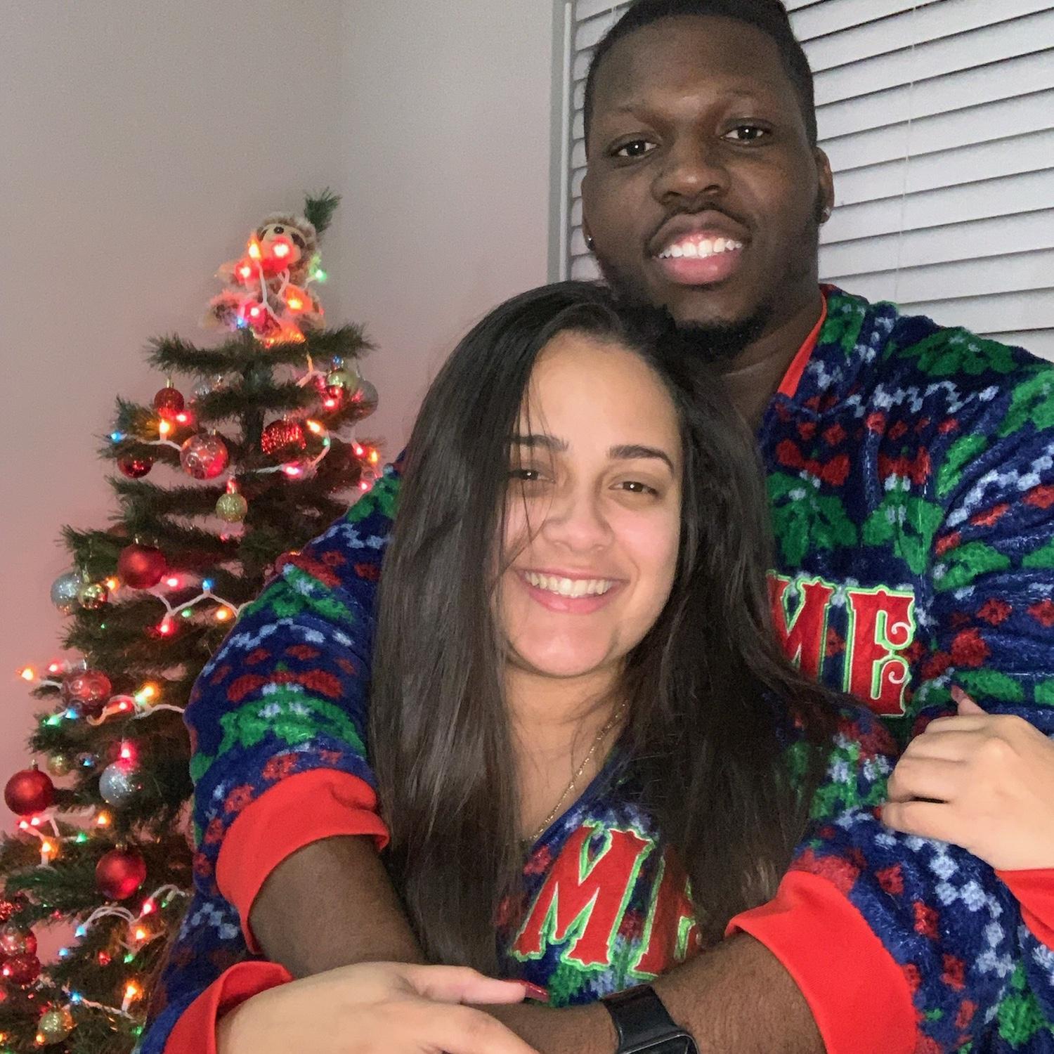 2021: First Christmas together in our home!