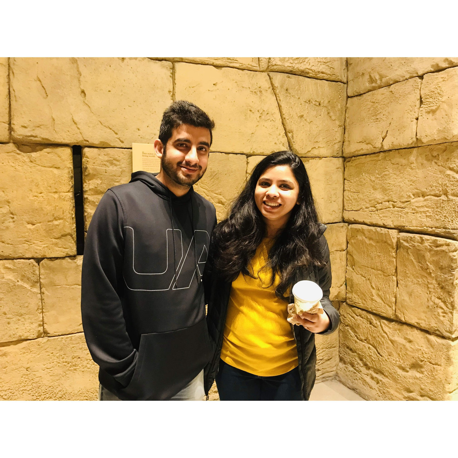 In the ancient ruins of the Egyptian era in the History Museum!