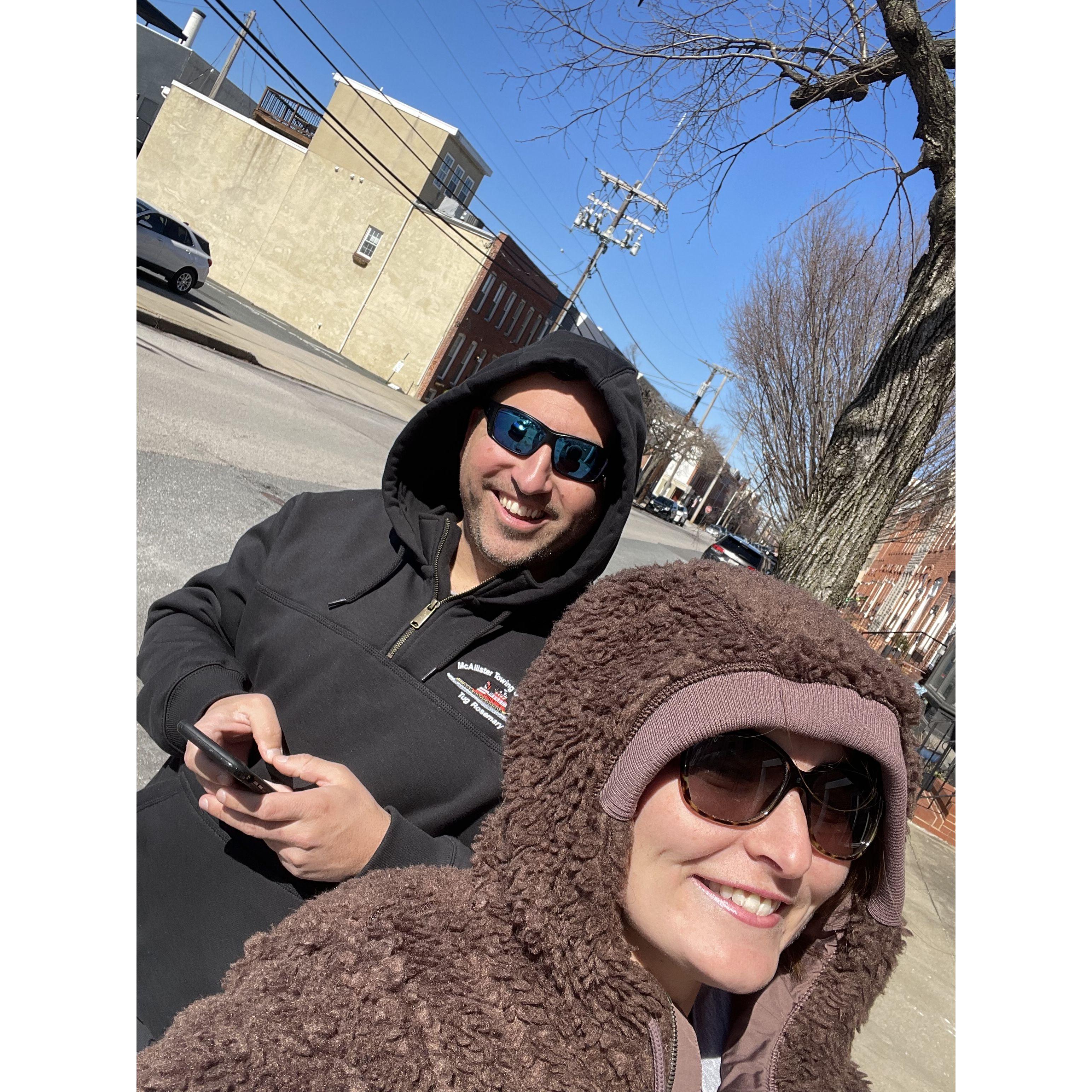 House hunting in Baltimore, MD. March 2023