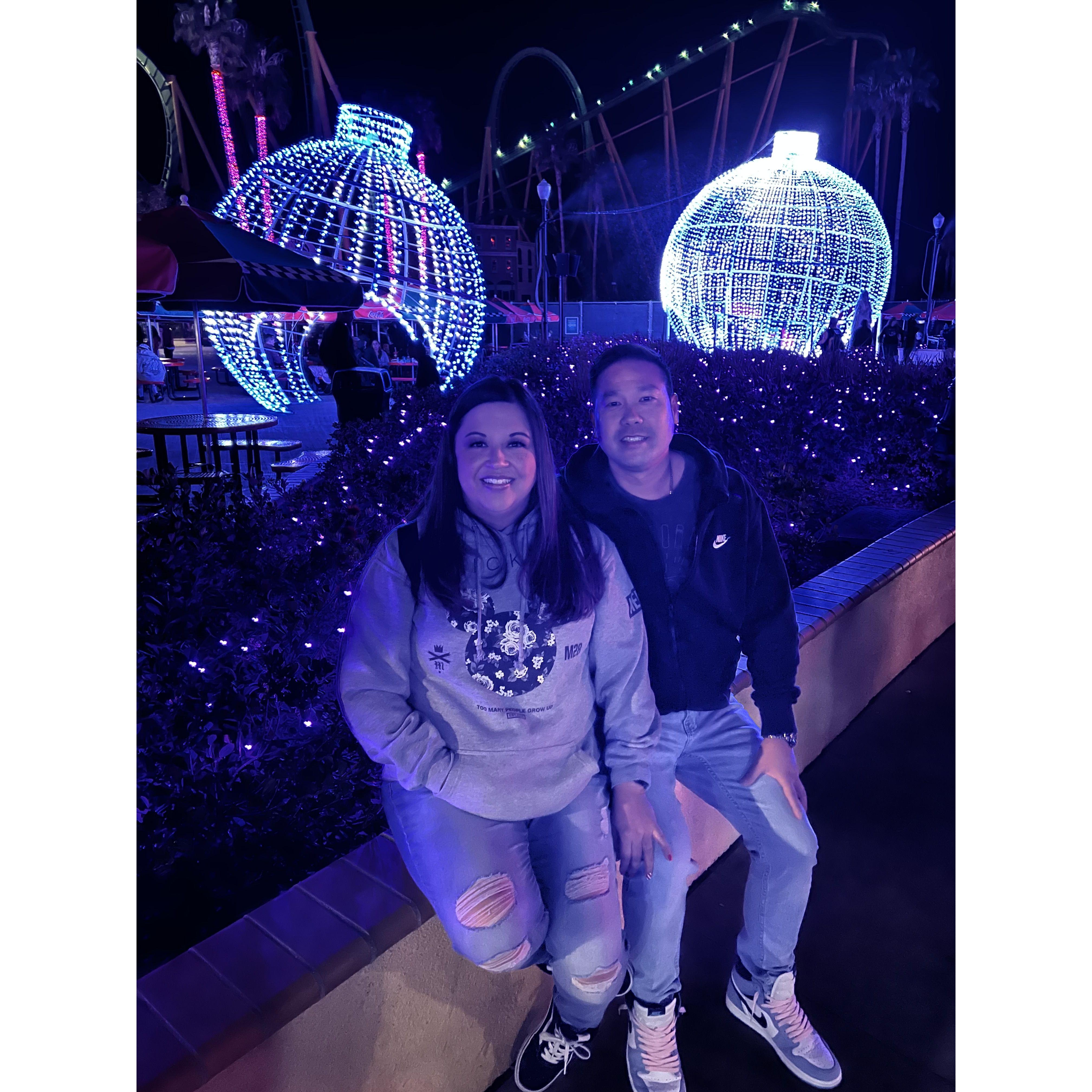 Six Flags - Christmas time 2021