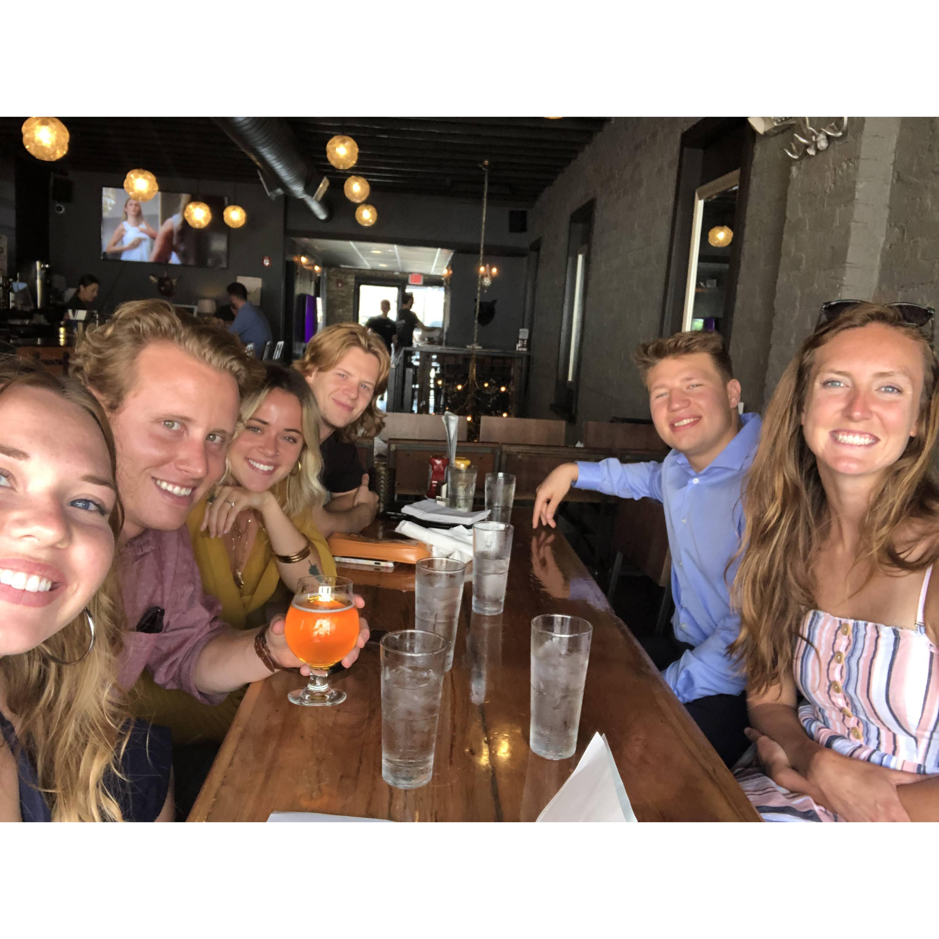 In Wheaton, IL at the wedding Jill invited Max to attend as her date.
June 2019