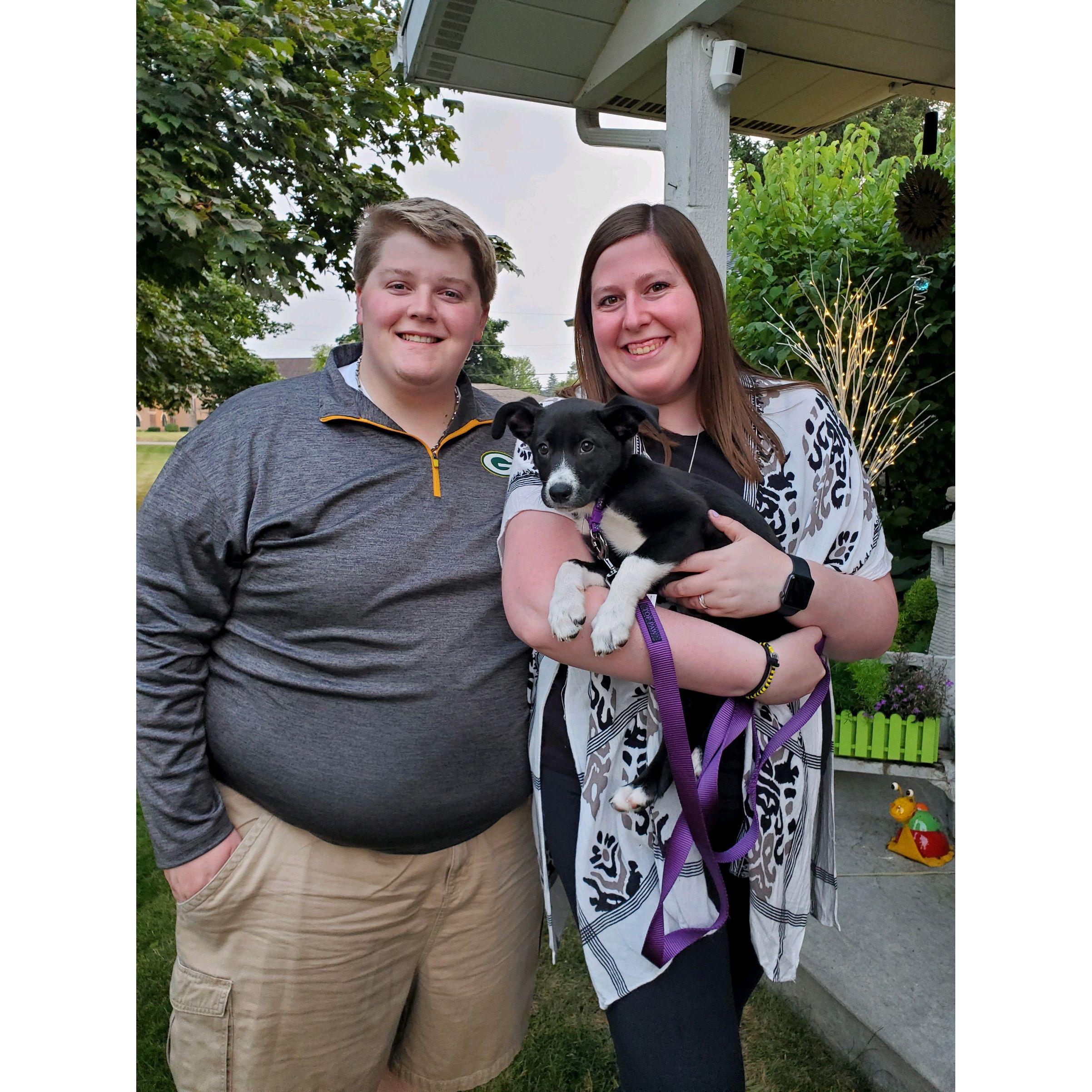 Adopting our best friend with four paws - Maddie!