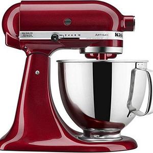 KitchenAid 5-Quart Artisan Stand Mixer, Ruby Red