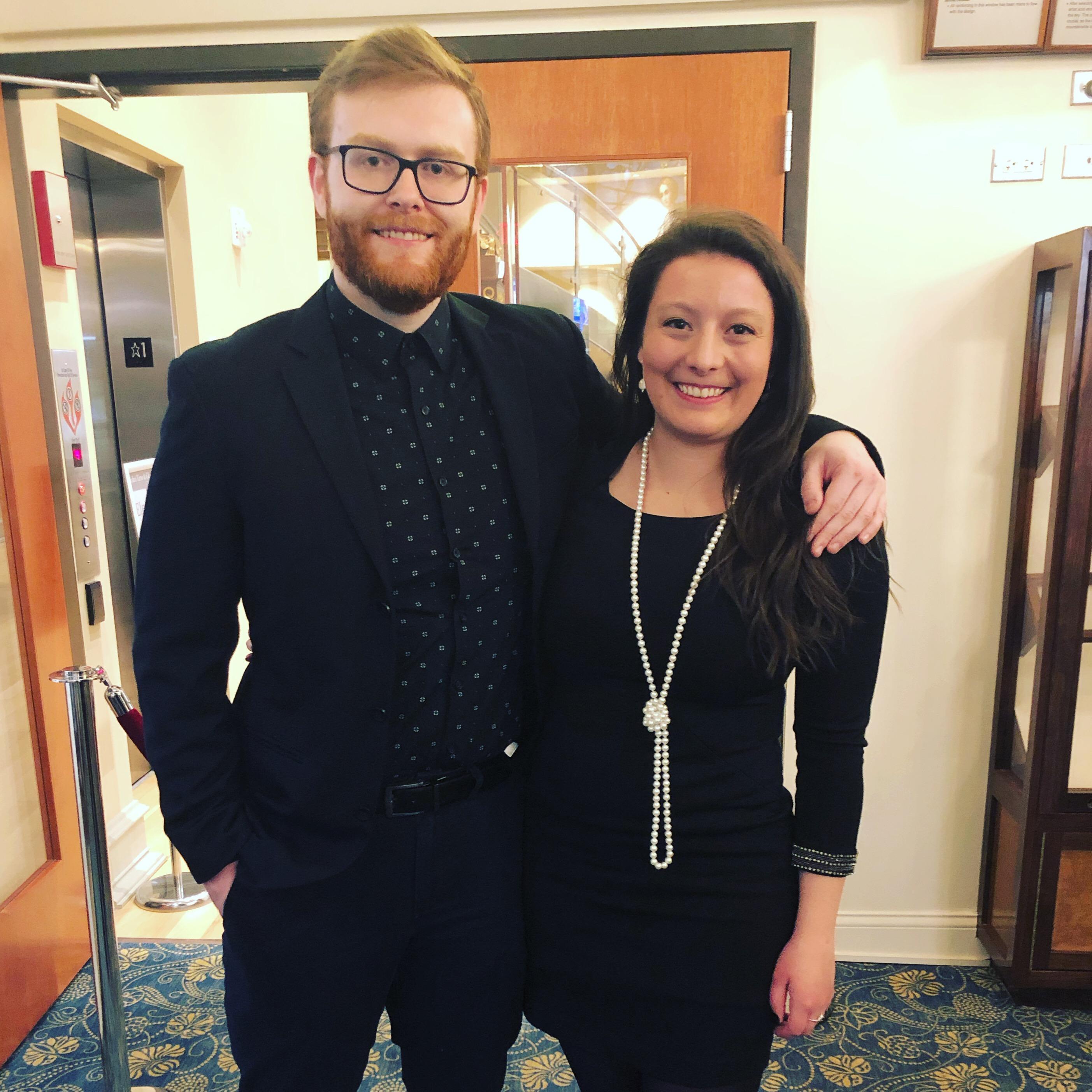 Philanthropy event, 2019. It snowed on the last day of April!