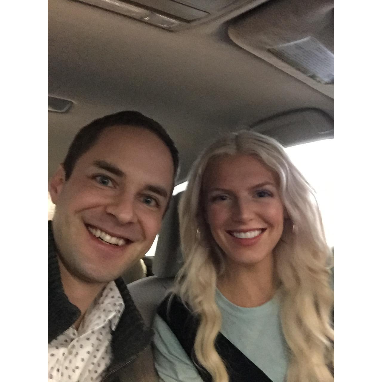 We took this picture on the first weekend Robi came to meet me! :)