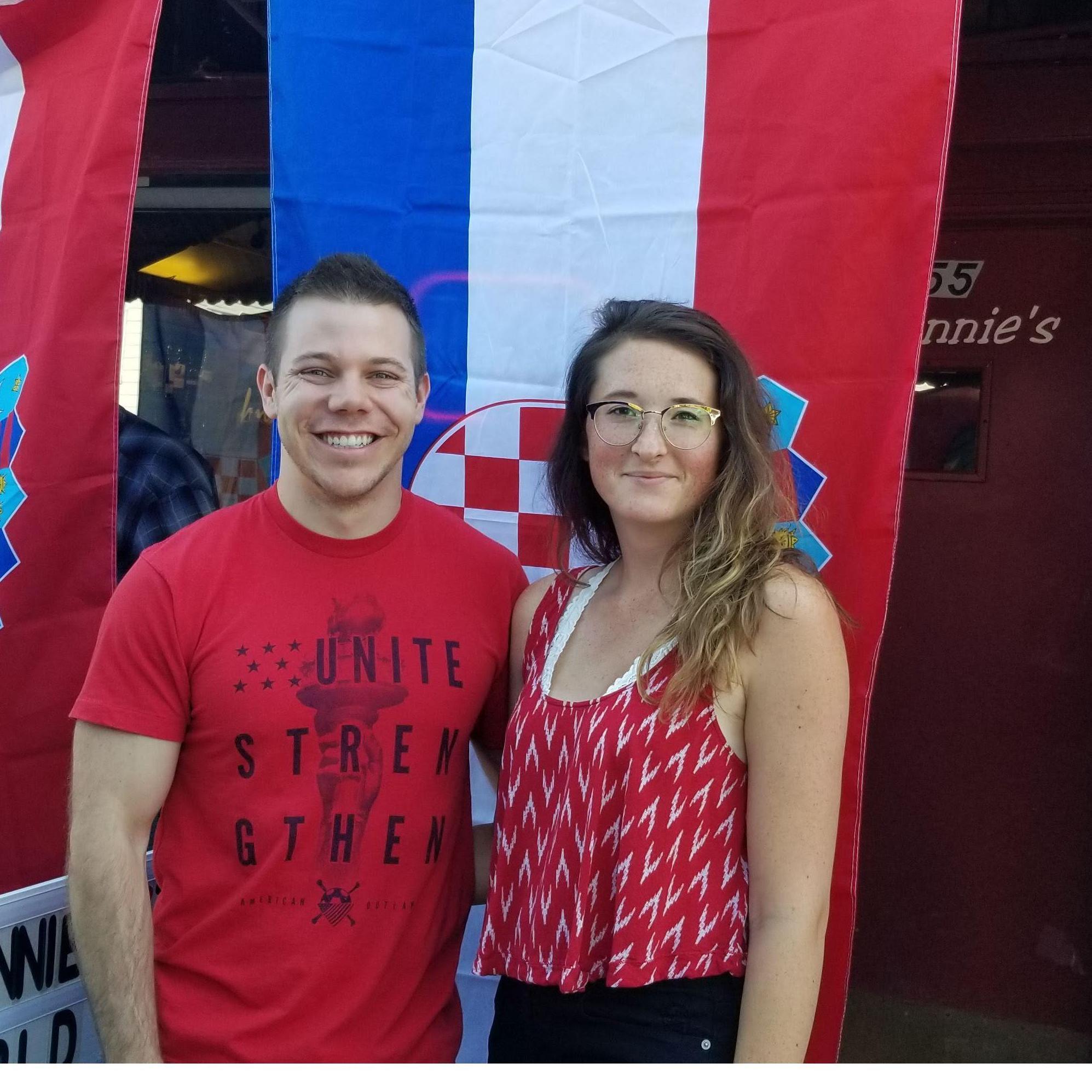 We went to Johnnie's to watch the Croatia World Cup game.