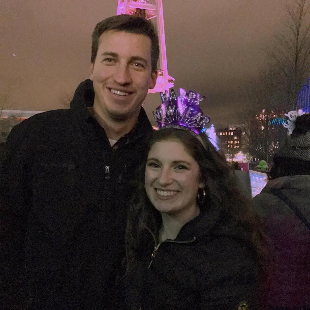 Our first New Years together as a couple.