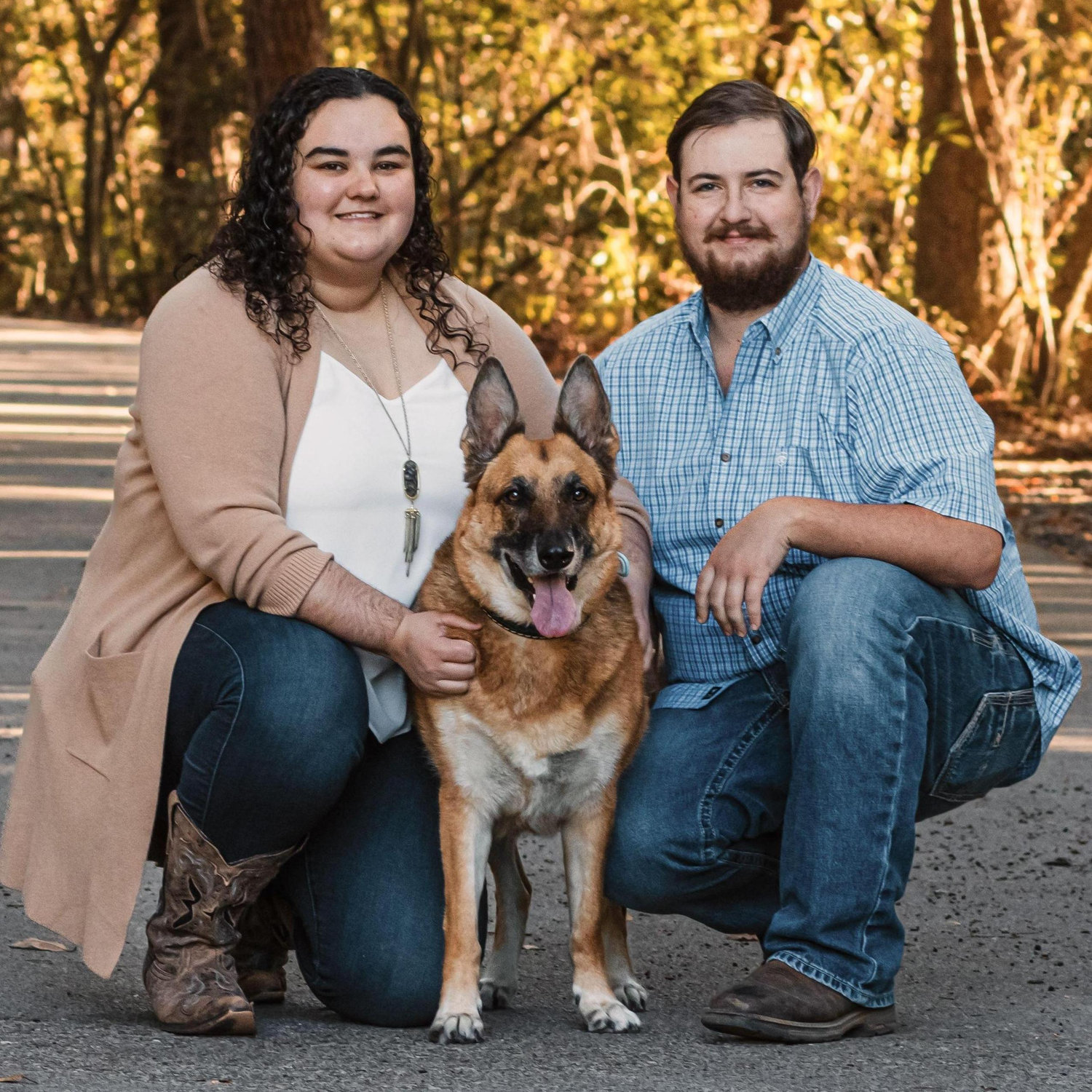 Our little family!! We love our Girly!