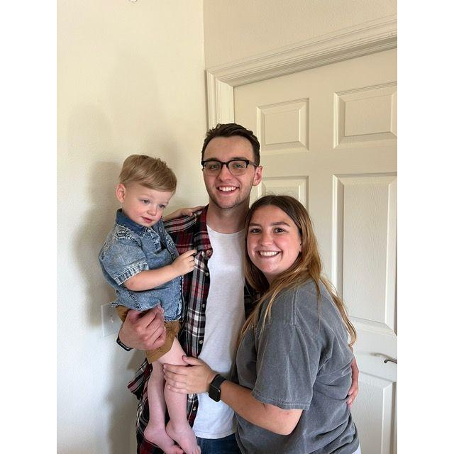 William's 2nd birthday party - Erin's first birthday in the family. We had just moved in together in our first apartment about a month before this picture. June 2022