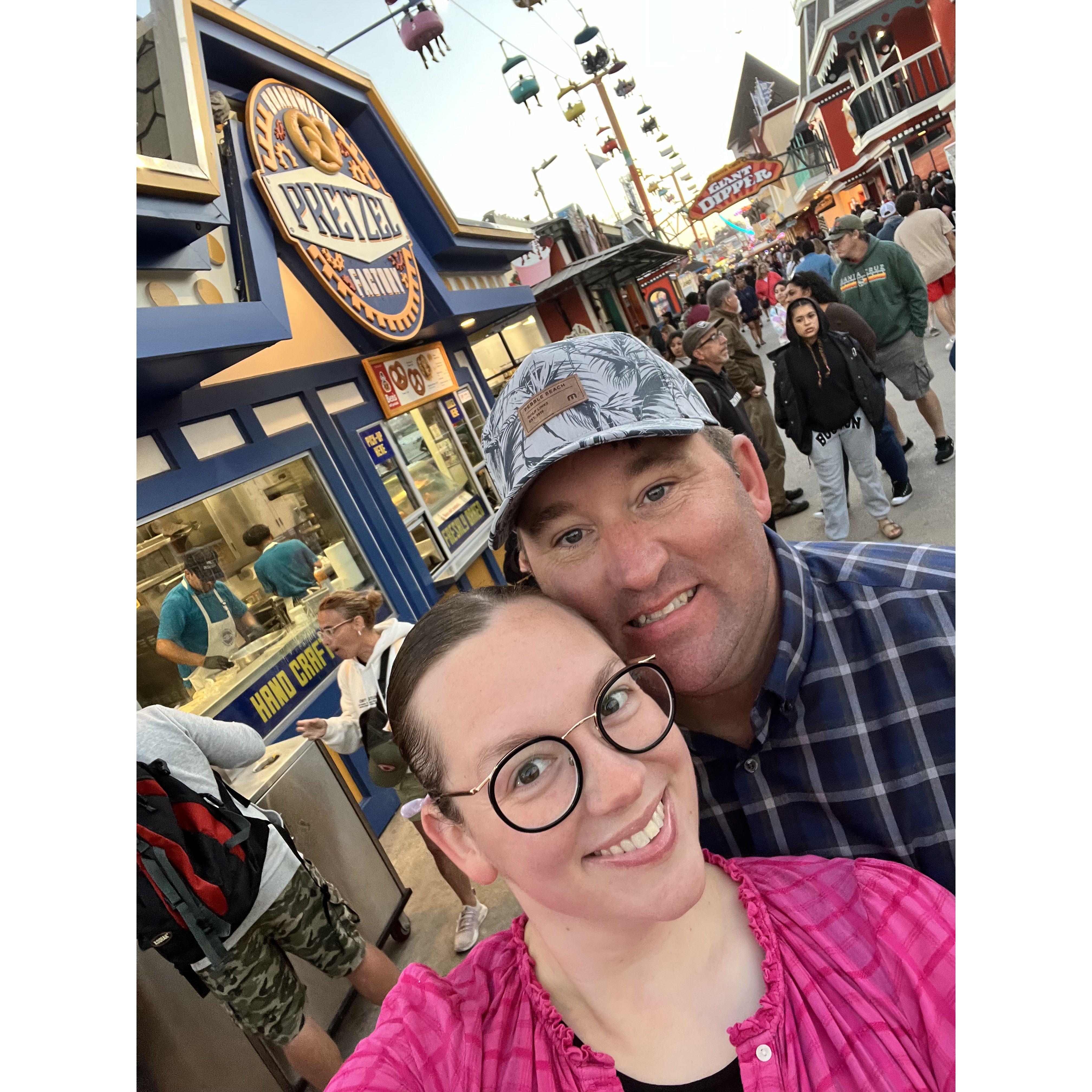 Santa Cruz Boardwalk - Where we met.