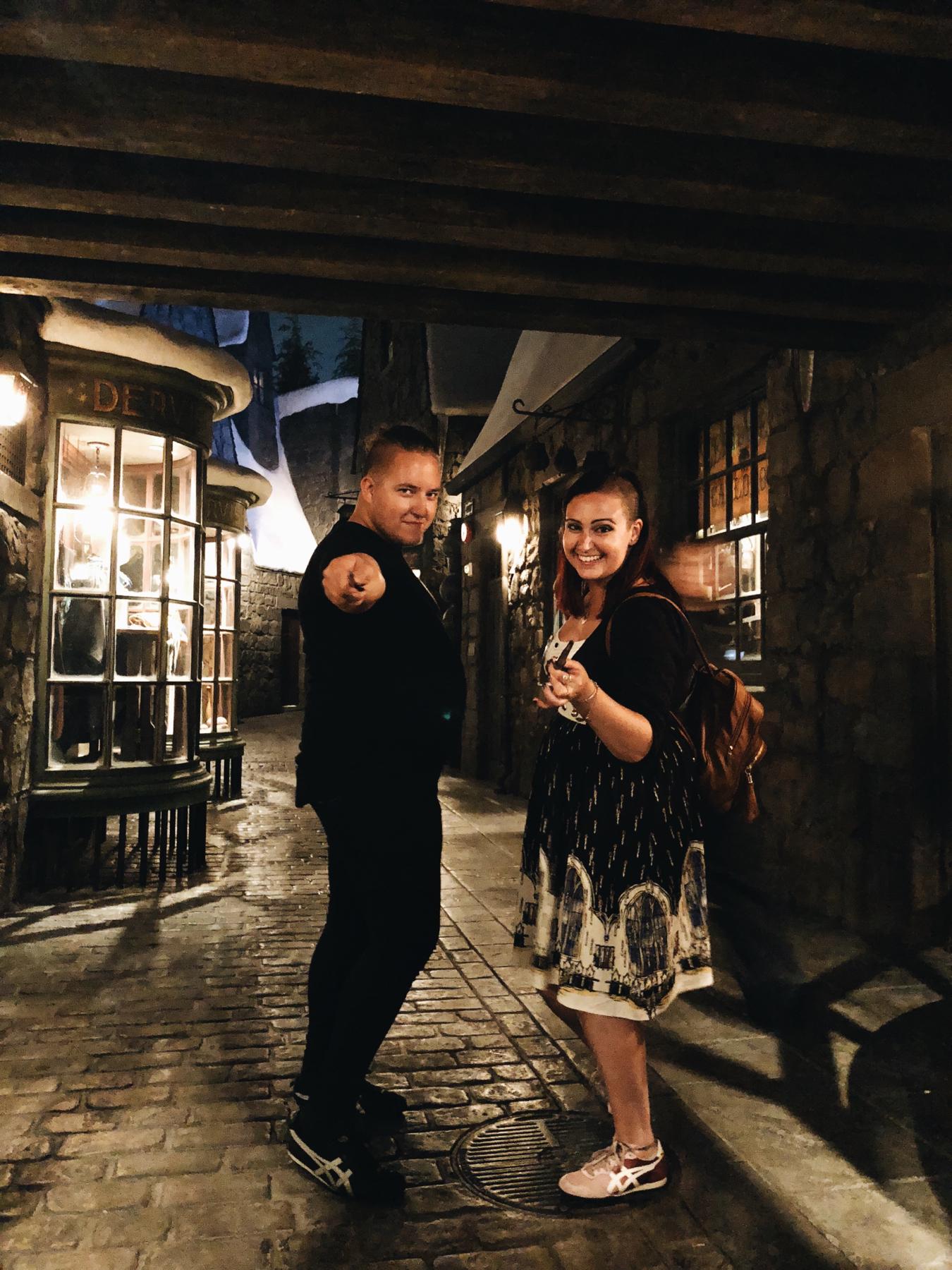 07.12.18 - Tyler took Morgan to Universal Studios for her 26th birthday and it was a magical experience. On their third try, Morgan was finally selected for the wand ceremony!