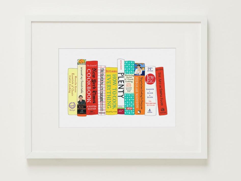 Ideal Bookshelf 465: Food52 - 8x10, white frame
