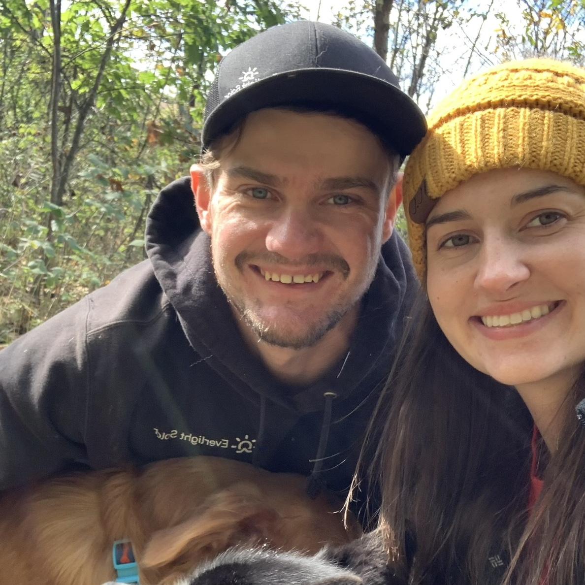 Camping Selfie at New Glarus Woods State Park!