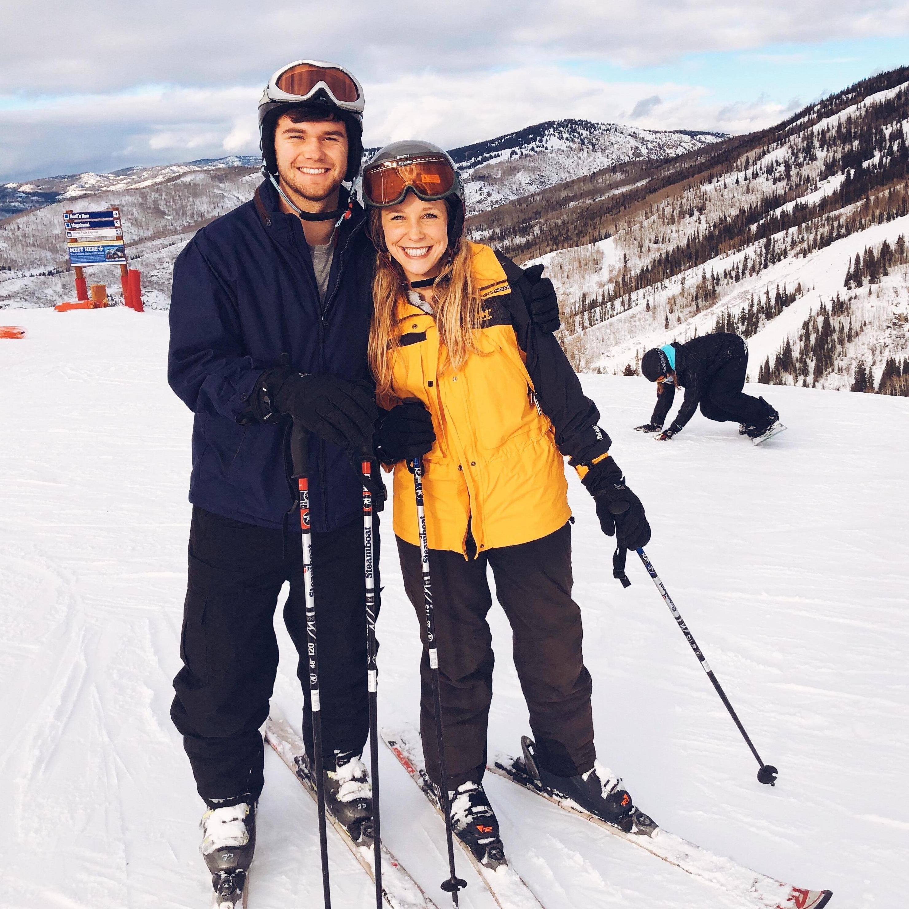 Second time skiing. This time in Steamboat Springs, Colorado.