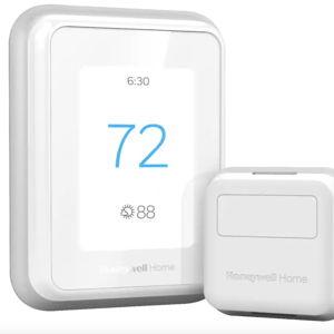 Honeywell Home - T9 Smart Programmable Touch-Screen Wi-Fi Thermostat with Smart Room Sensor - White