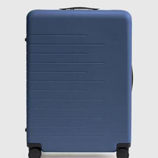 Large Check-In Suitcase - (Color: Navy)