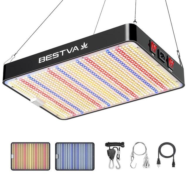 BESTVA 2024 Newest Upgrade DC2000 Led Grow Light with High Yield Diodes Full Spectrum LED Grow Lights for Indoor Plants Greenhouse Veg Bloom Light Hydroponic Grow Lamp