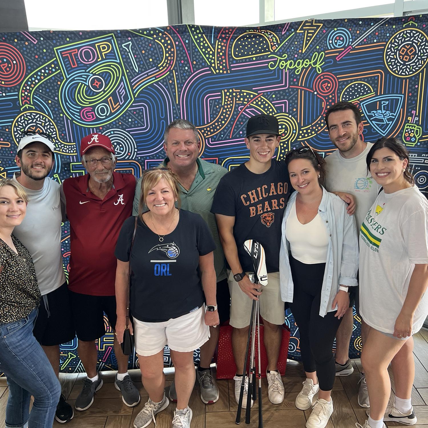 Family time at Top Golf!