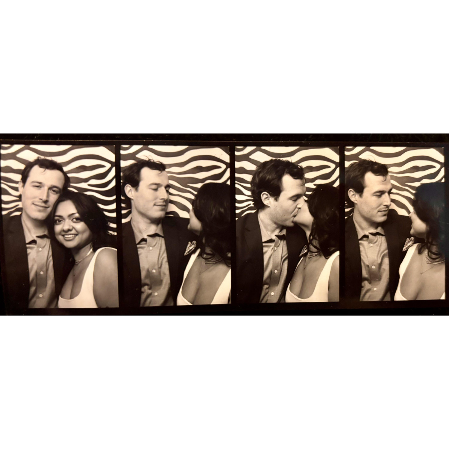 Photobooth at the bar we went to after we got married in the courthouse