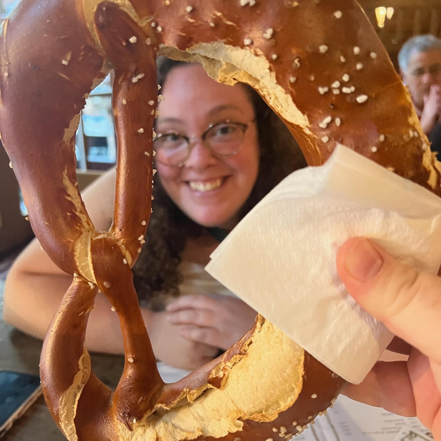 First pretzel in Germany