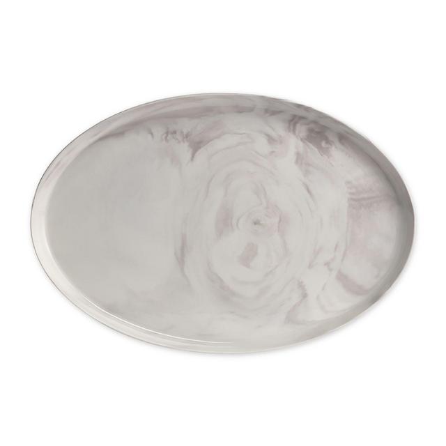 Artisanal Kitchen Supply® Coupe Marbleized 17-Inch Oval Platter in Grey