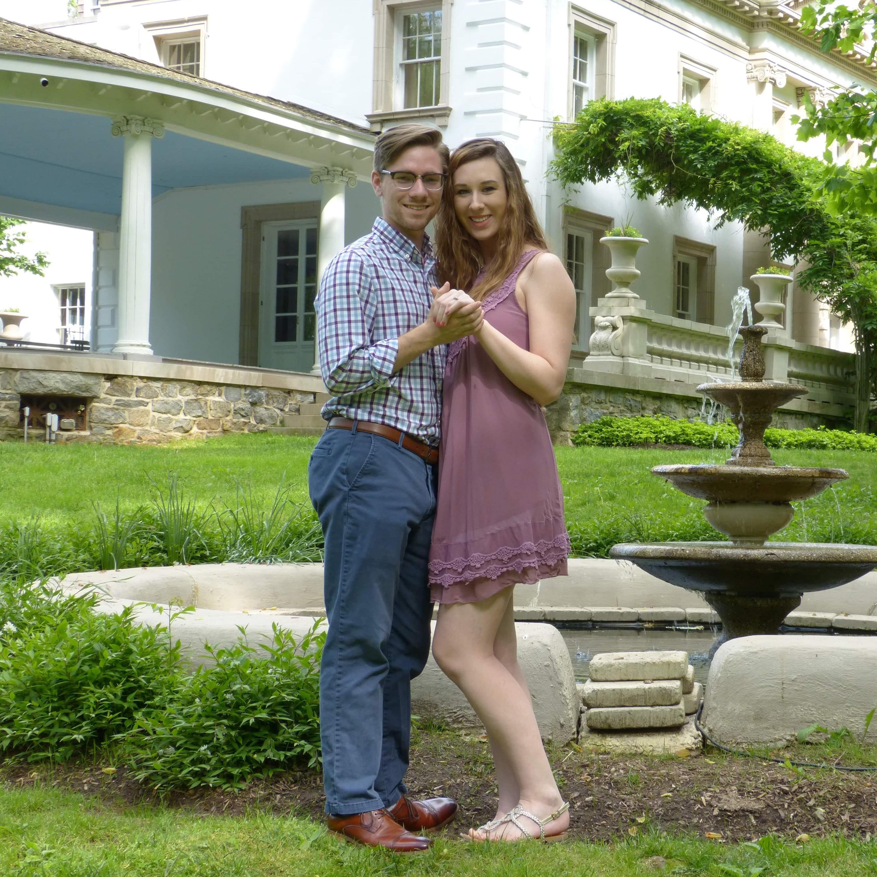 This was a few days after we got engaged