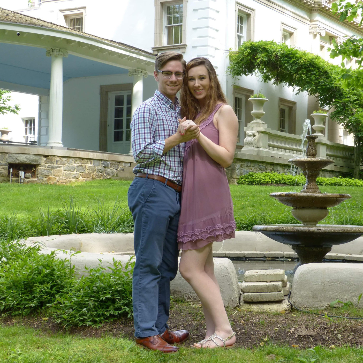 This was a few days after we got engaged