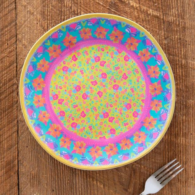 Mix & Match Melamine Dishes - Green Salad Plate