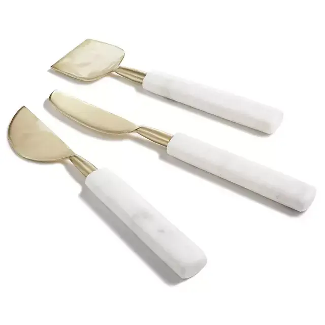 Macy's Hotel Collection Marble Cheese Knives