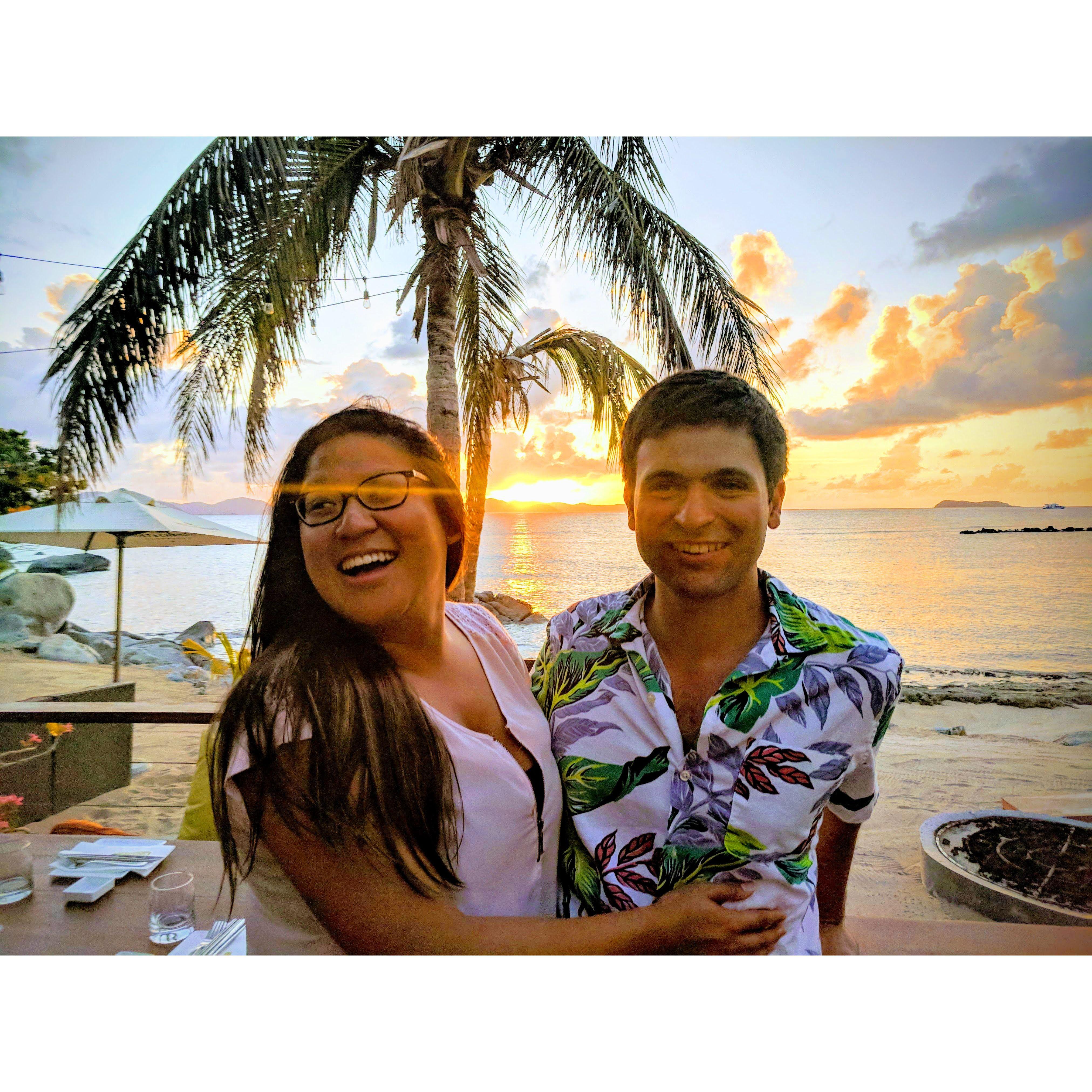 Kelly's first Pecora family vacation, 2018.