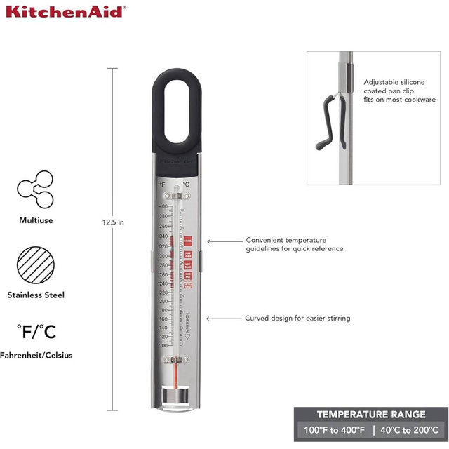KitchenAid Curved Candy and Deep Fry Thermometer