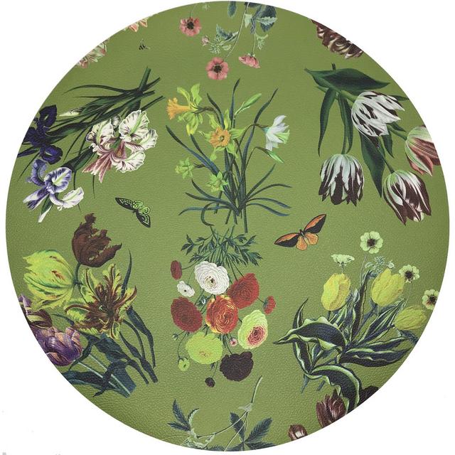 Flora Fauna Pebble 16" Vinyl Placemat