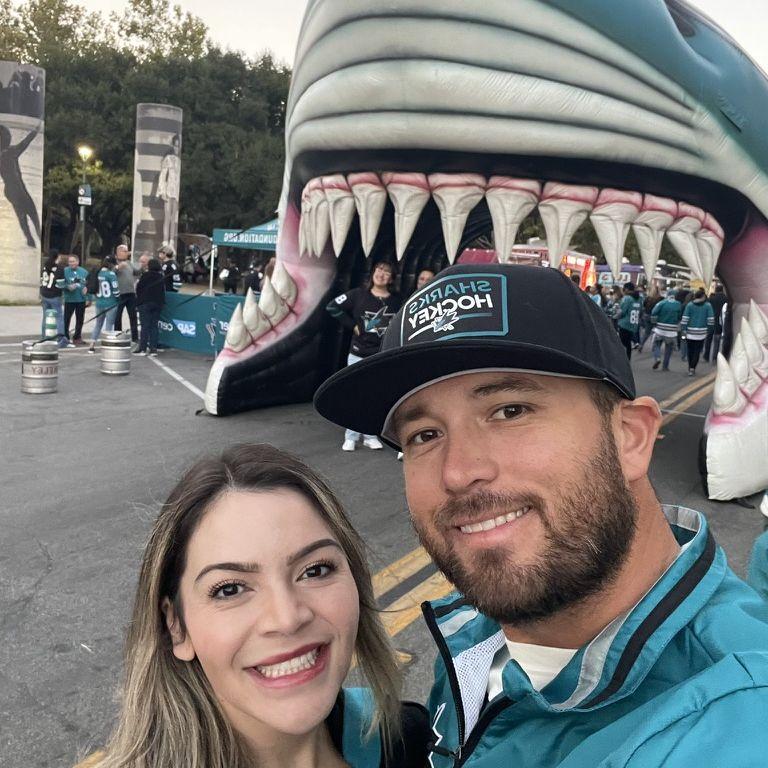 Shark's hockey game October 10, 2024