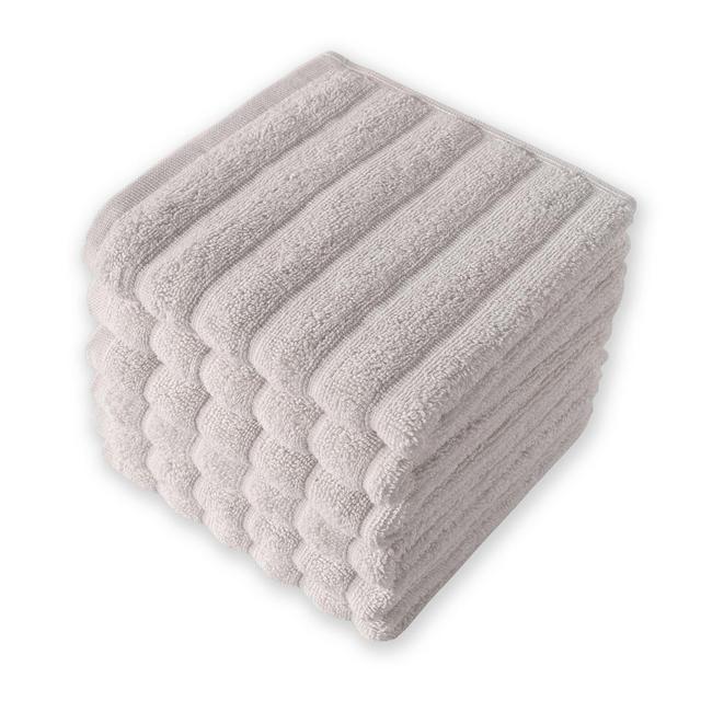 Brampton Washcloths in Ivory (Set of 6)