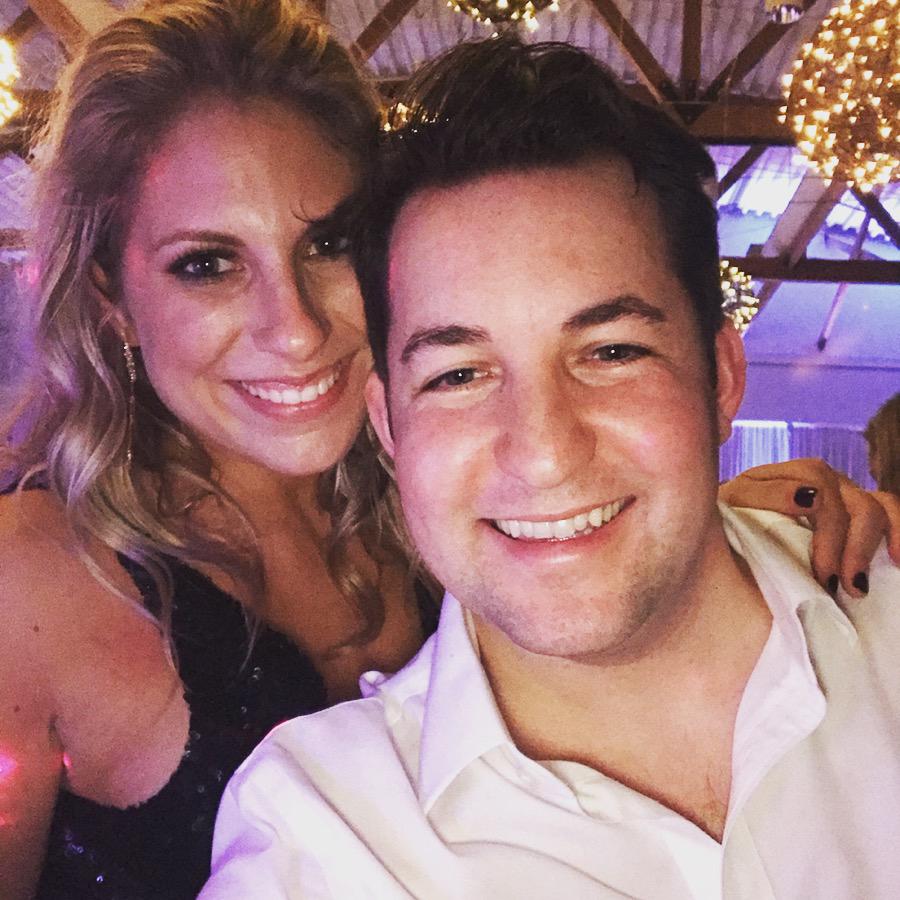 Enjoying the open bar at the Reynolds’ wedding during NYE 2018