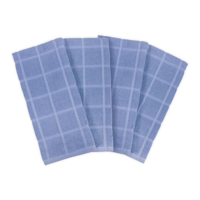 KitchenSmart® Colors Solid Kitchen Towels in Capri (Set of 4)