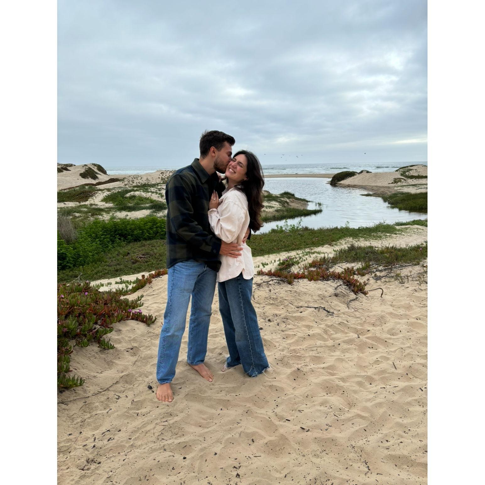 Fast forward two years and Meach proposed at my favorite beach in San Luis Obispo - June 8, 2024