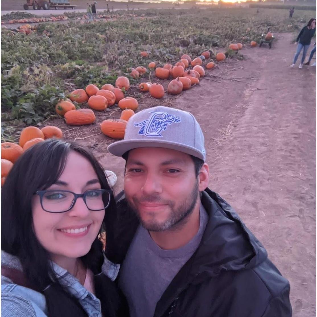 Our attempt at being festive in October at a local pumpkin patch and dairy farm near home