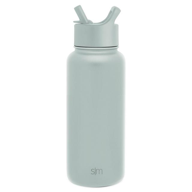 Simple Modern Summit 32oz Stainless Steel Water Bottle with Straw Lid Seaglass Sage