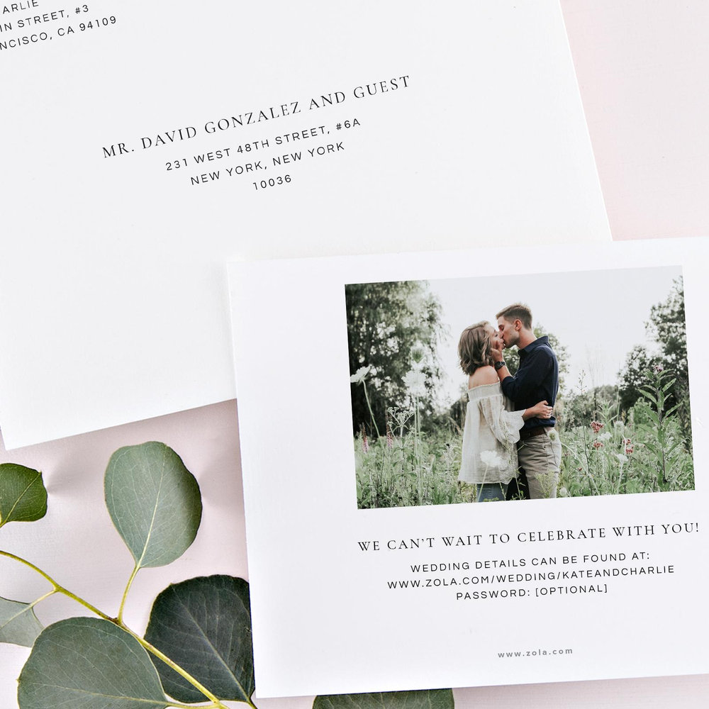 Galata Vine | White | Zola Save The Dates