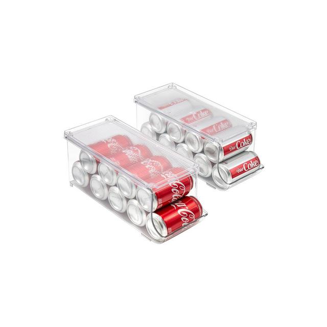 Sorbus Clear 10-Can Organizer with Lid