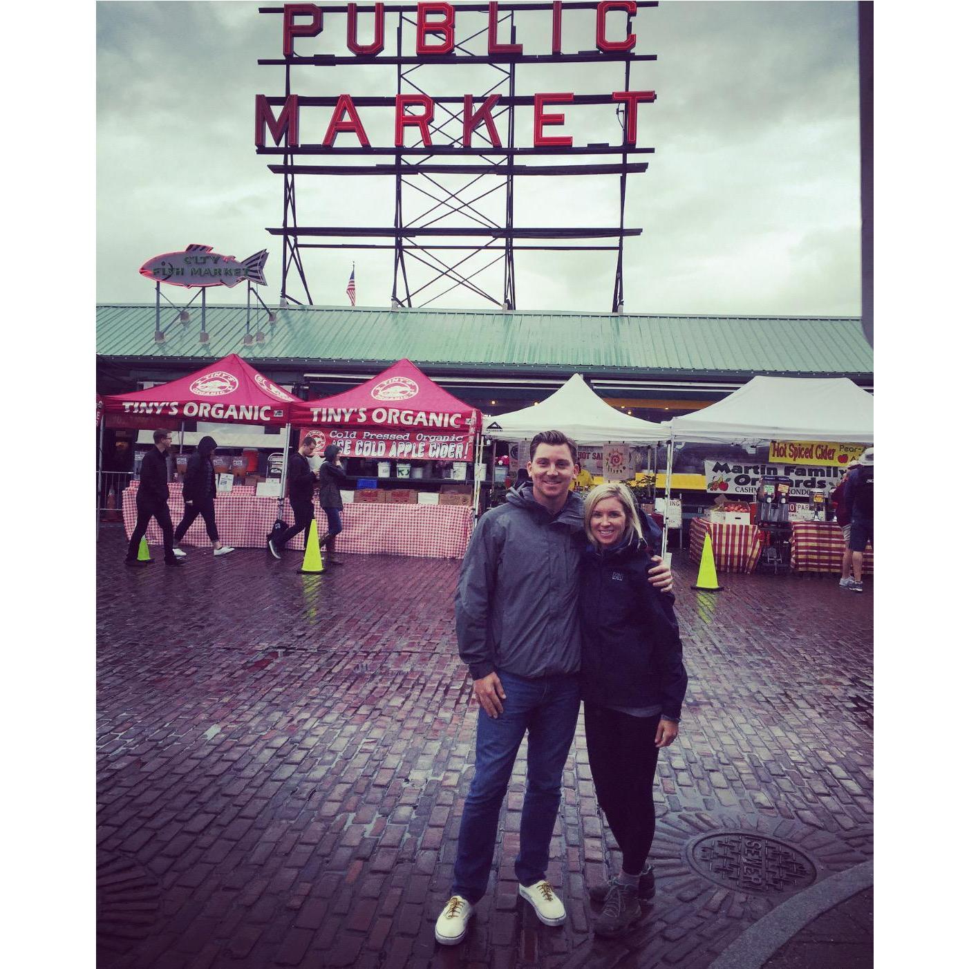 Getting fishy at Pike Place Market, 2018