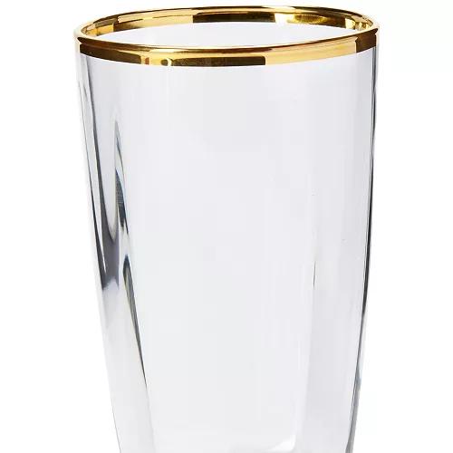 Optical Gold Highball Glass