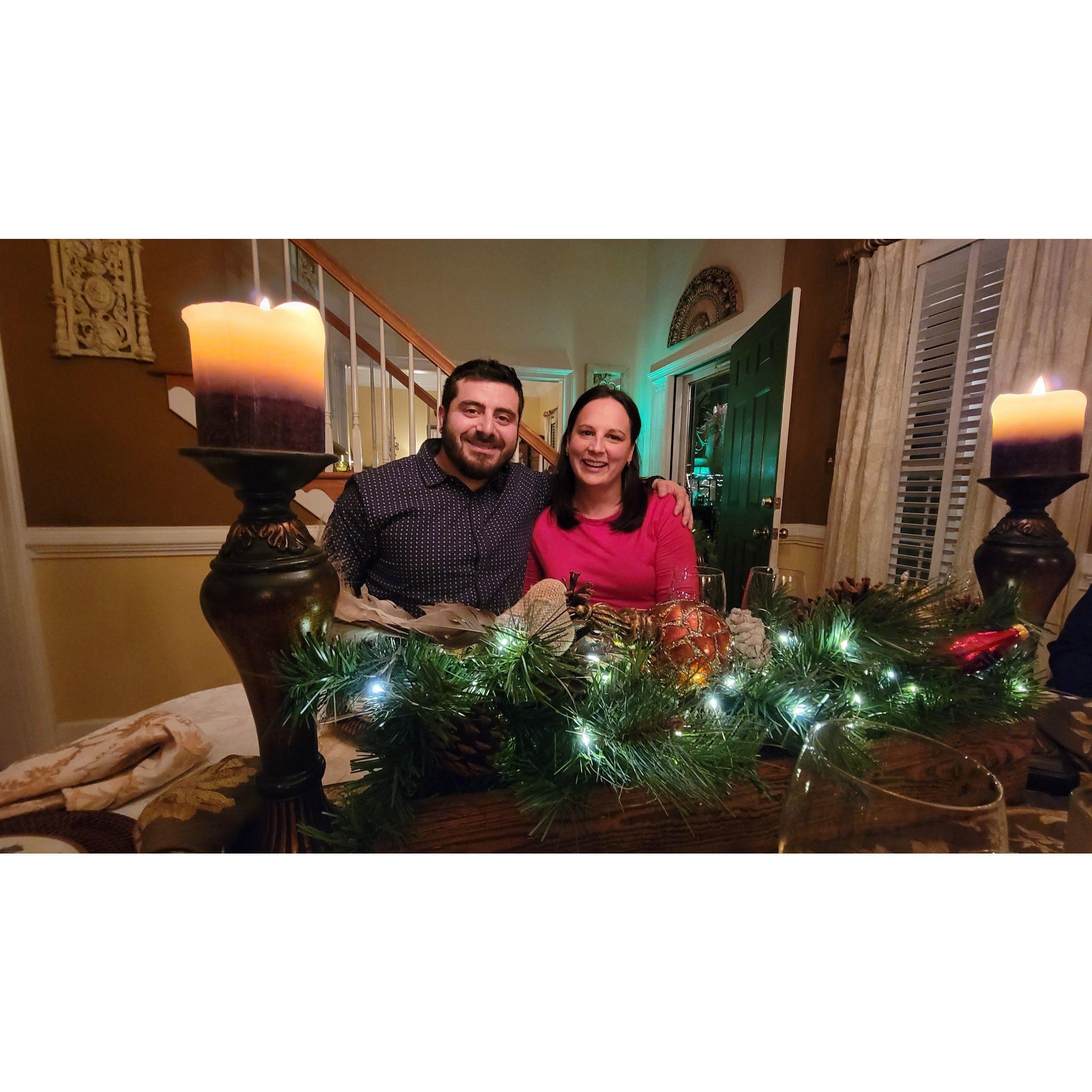 Our first Christmas together.