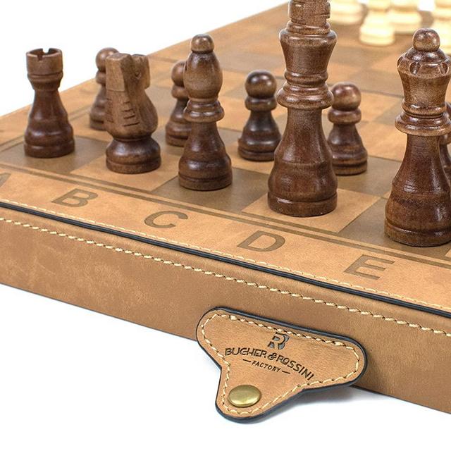 Chess Set for Adults & Kids - Magnetic Chess Pieces Unique Design Chess Board Gift Choice for Kids and Adults