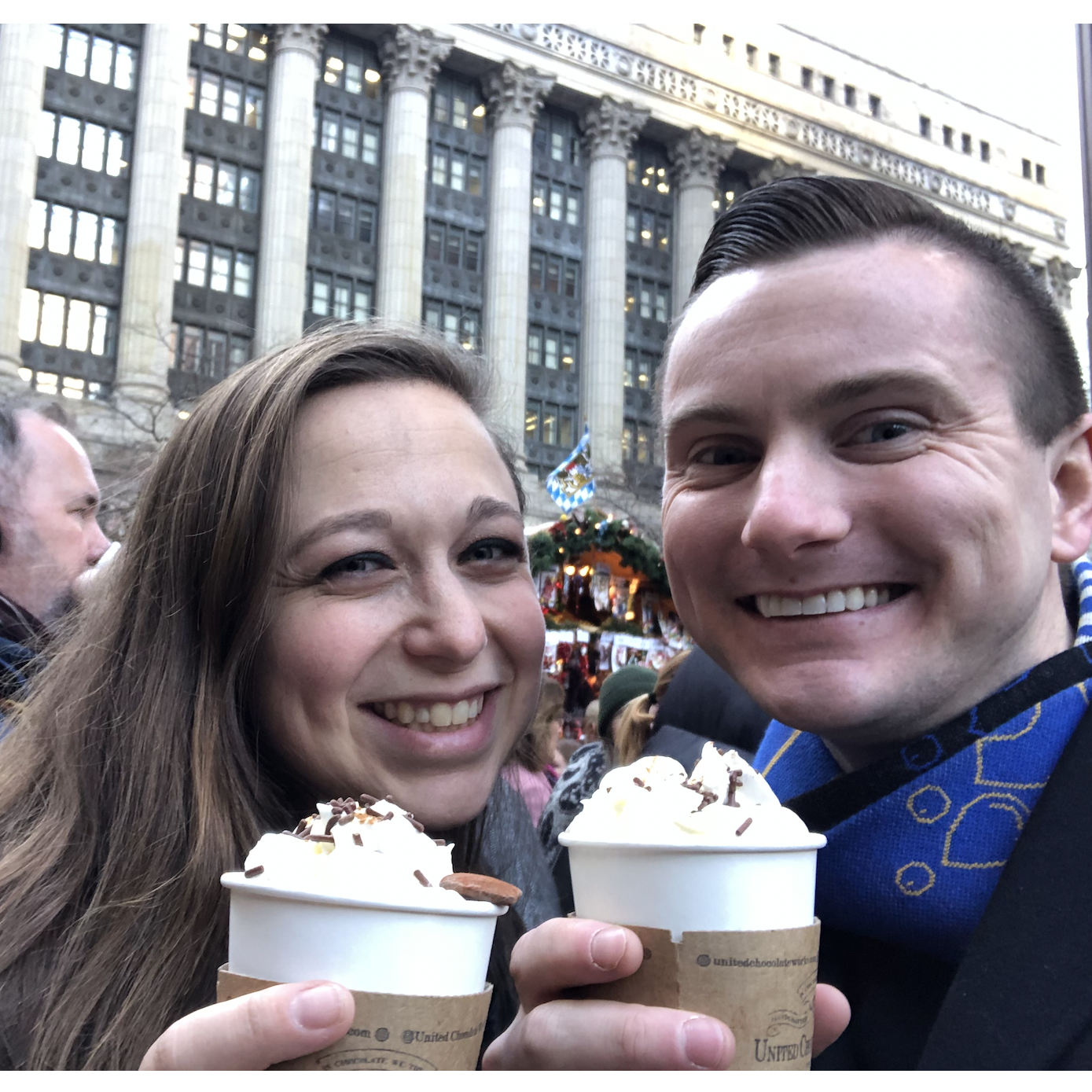 Christkindlemart is more fun with hot chocolate!