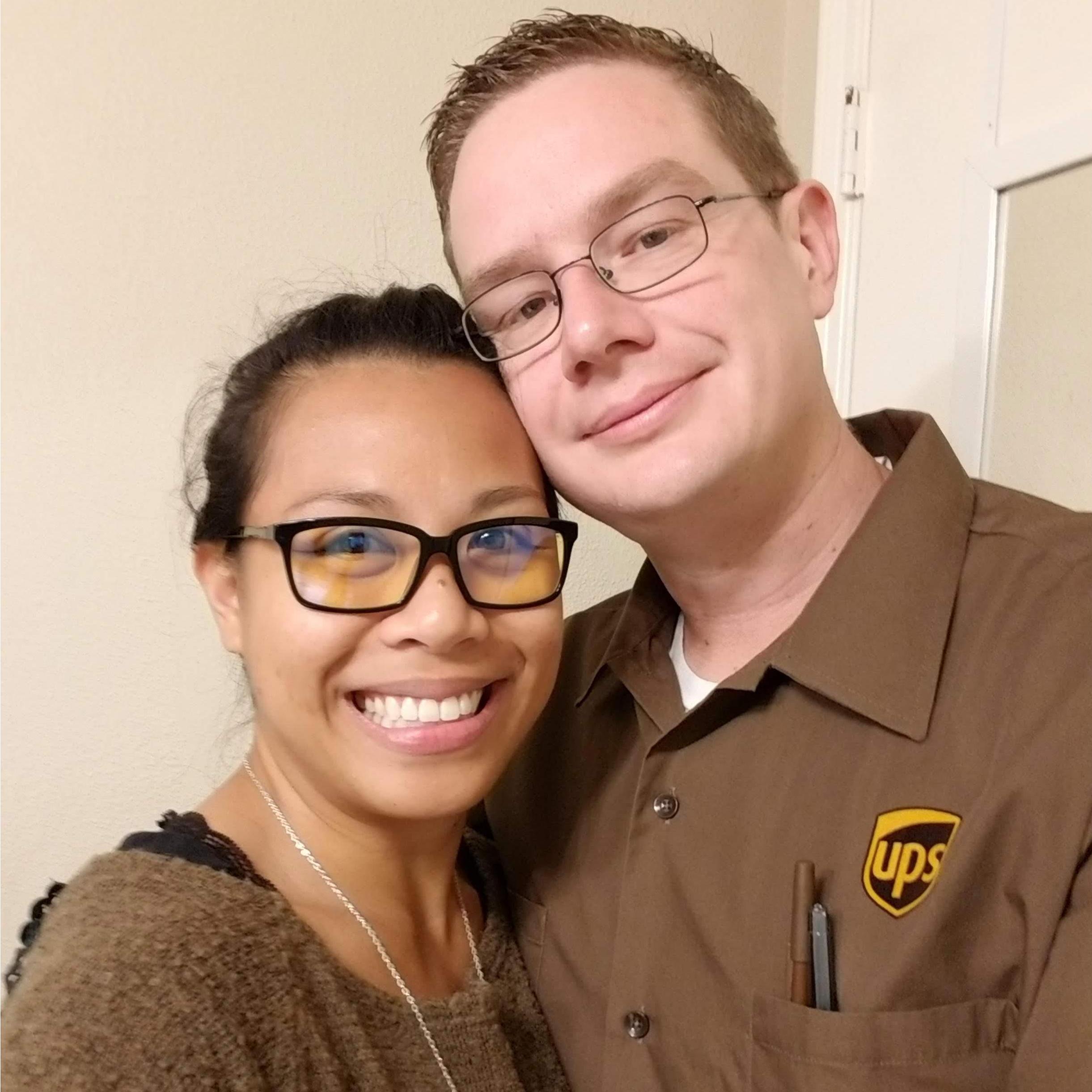 2019-10-22: Celebrating Justin's successful completion of UPS Integrad in order to become a delivery driver!
