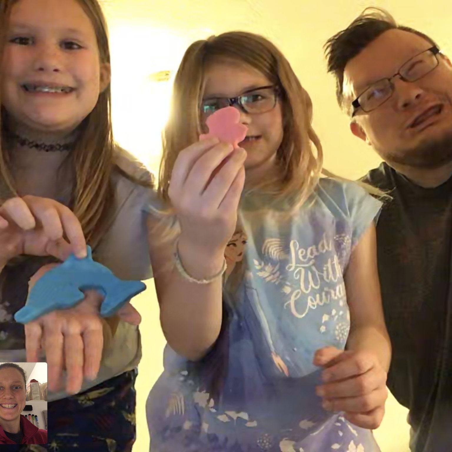 Making playdough!